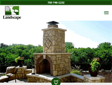 Tablet Screenshot of lawrencelandscape.com
